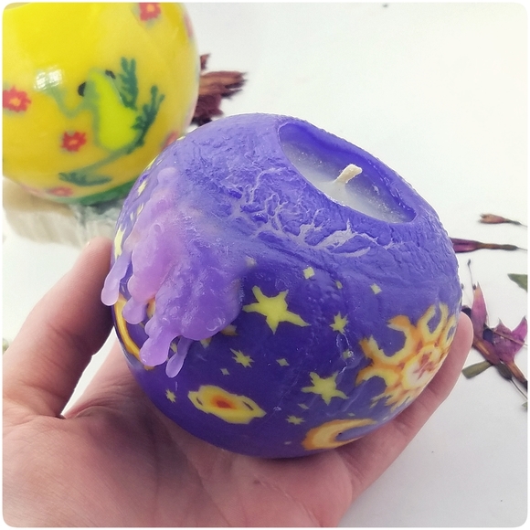 *SOLD*90's Vtg Magic Glow Candles set of 2 - Picture 6 of 7